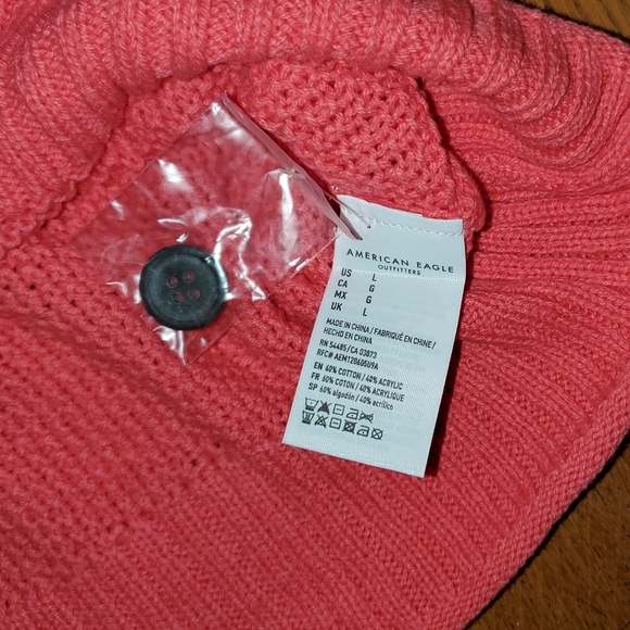 American Eagle Outfitters Coral Sweater NWT - Picture 5 of 11